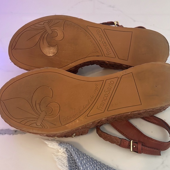 Franco Sarto Wedge Sandals size 8.5 - Picture 5 of 6